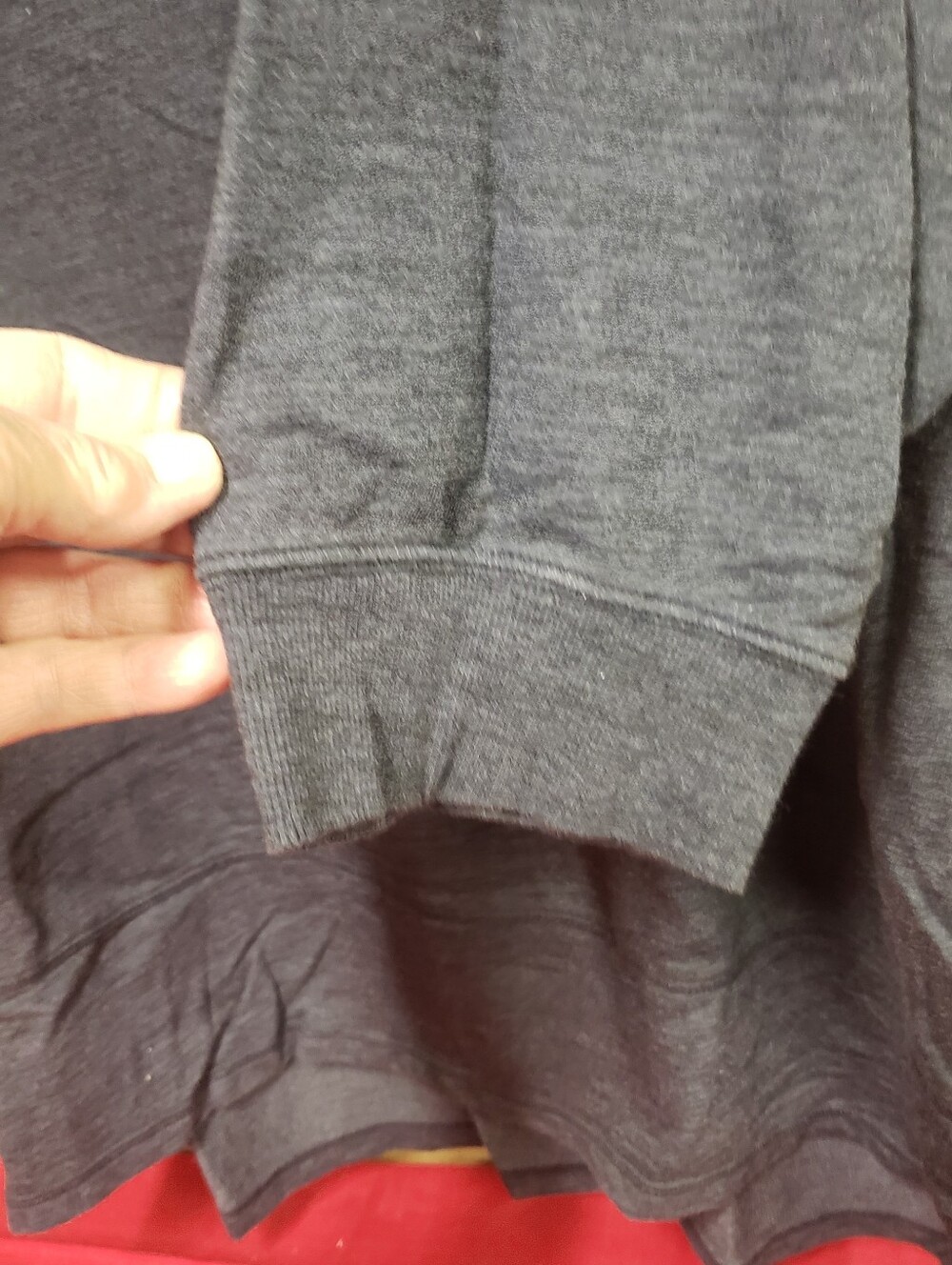 Womens Sonoma Good For Life Heathered Gray Top 3X - Picture 3 of 7